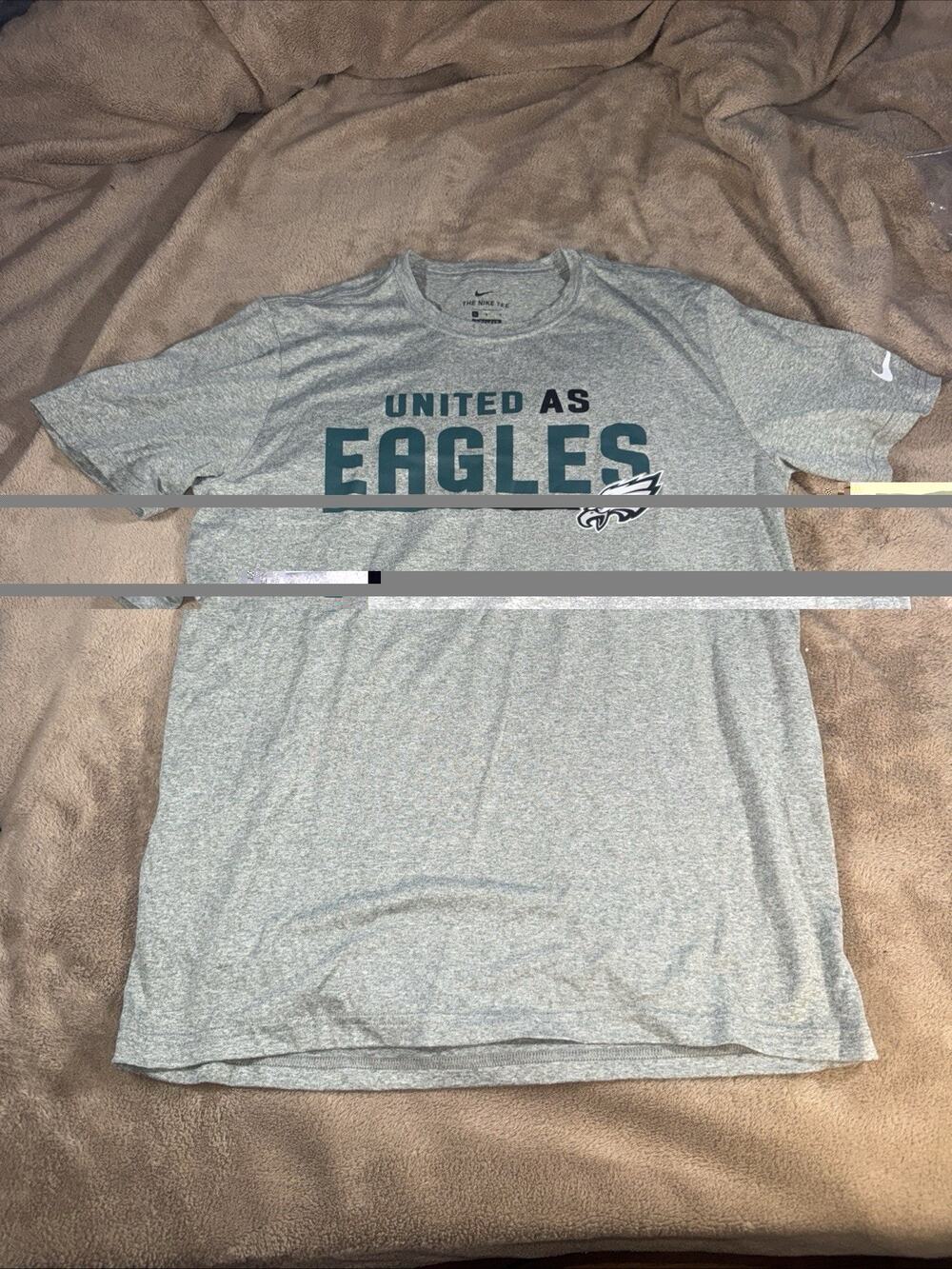 Philadelphia Eagles Shirt Mens Large NFL‎ Football Dri Fit United as Eagles Nike
